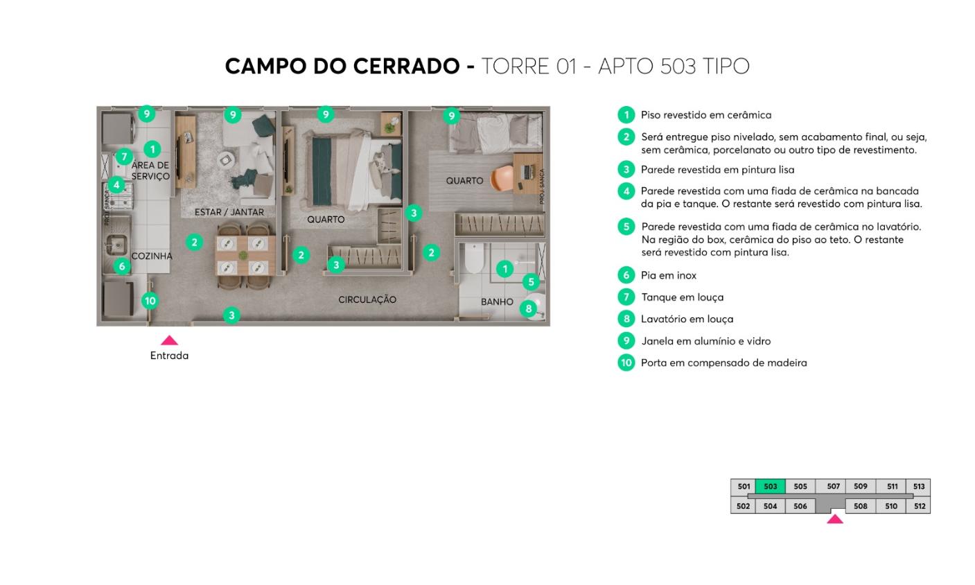 Apartamento, 2 quartos, 38 m² - Foto 11
