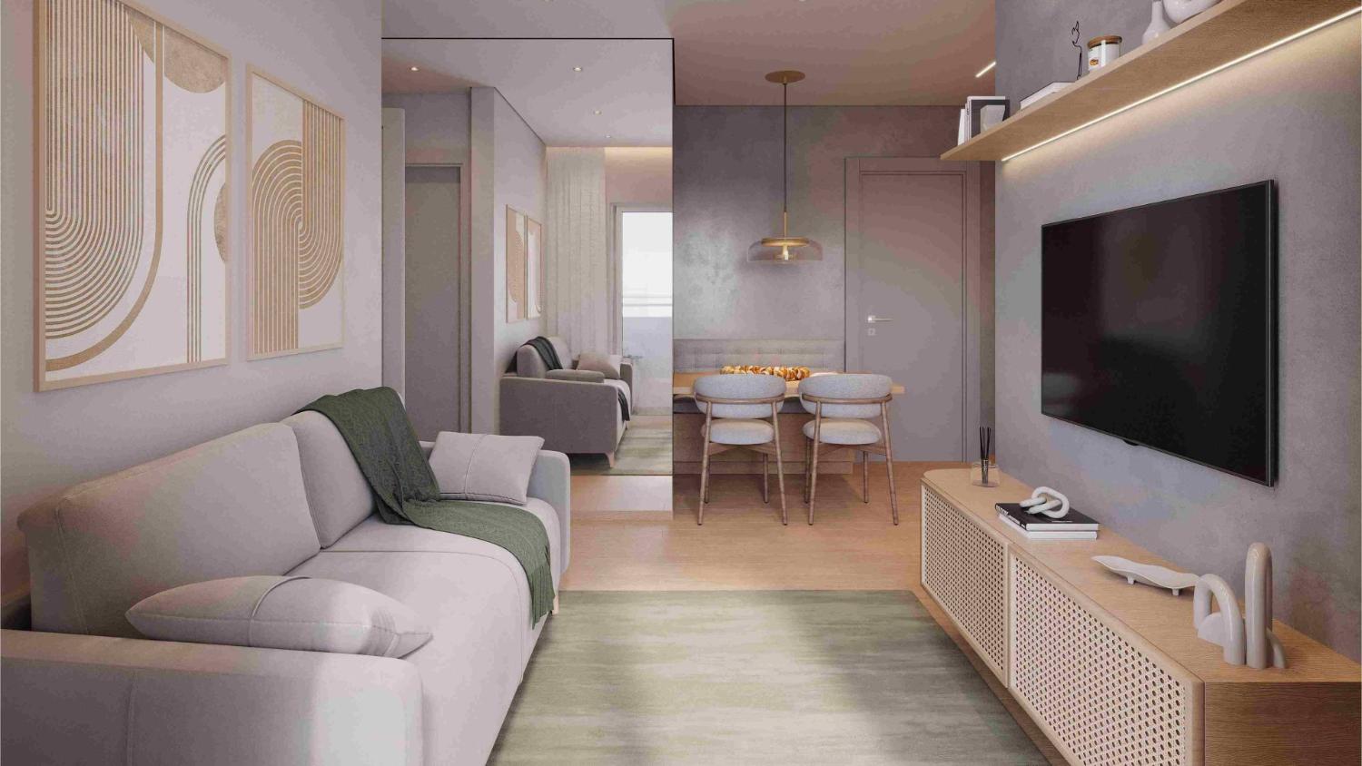 Apartamento, 2 quartos, 42 m² - Foto 1
