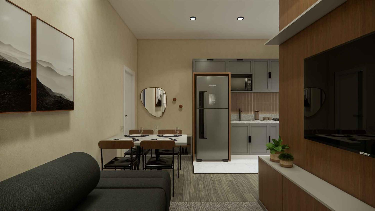 Apartamento, 2 quartos, 58 m² - Foto 3