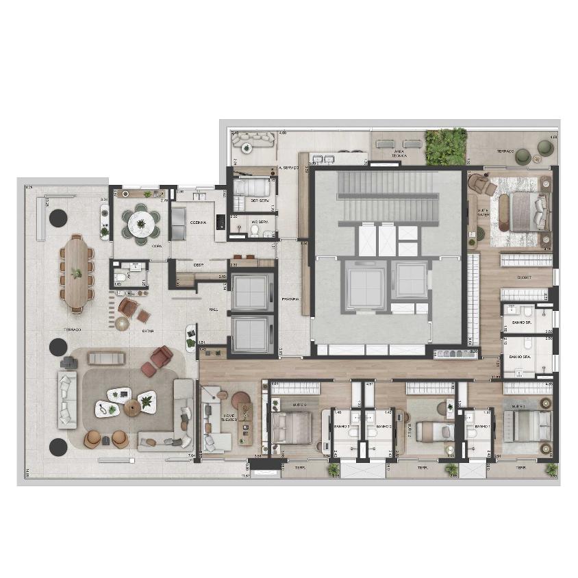 Apartamento, 4 quartos, 368 m² - Foto 17