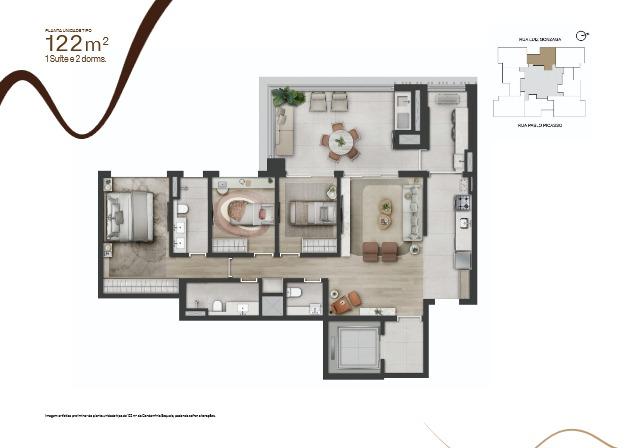 Apartamento, 3 quartos, 122 m² - Foto 19