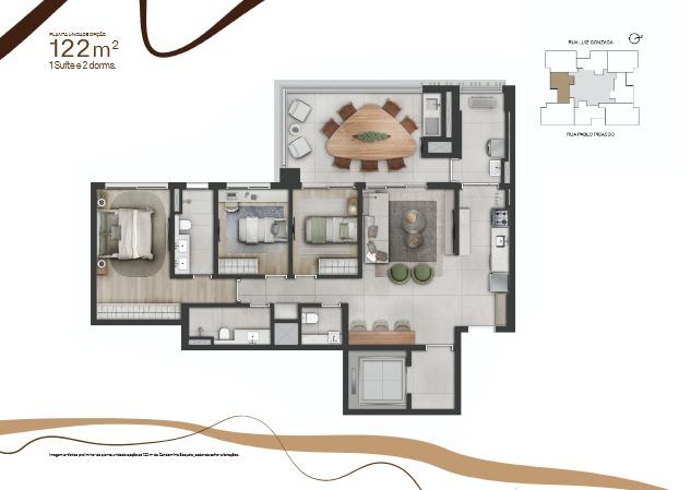 Apartamento, 3 quartos, 122 m² - Foto 21