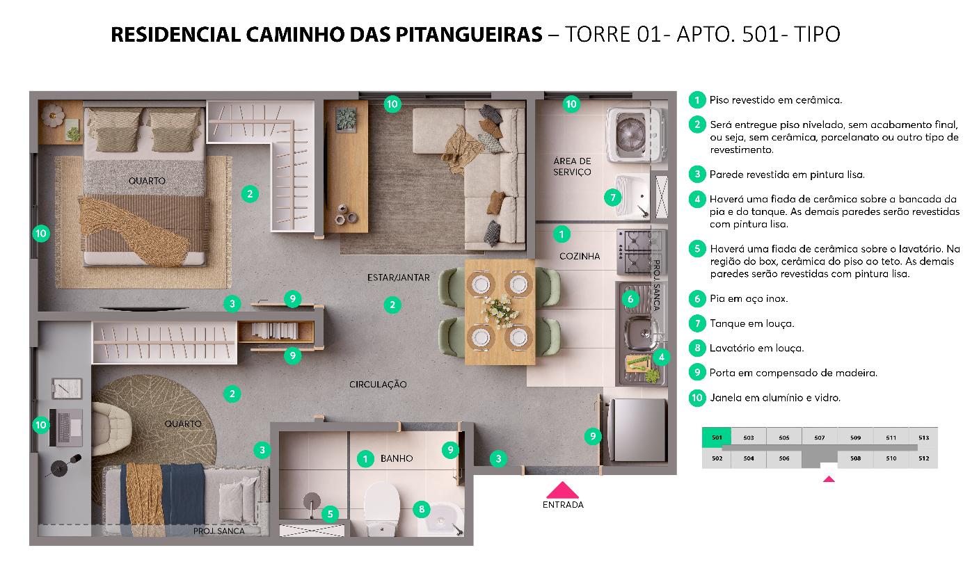 Apartamento, 2 quartos, 38 m² - Foto 14