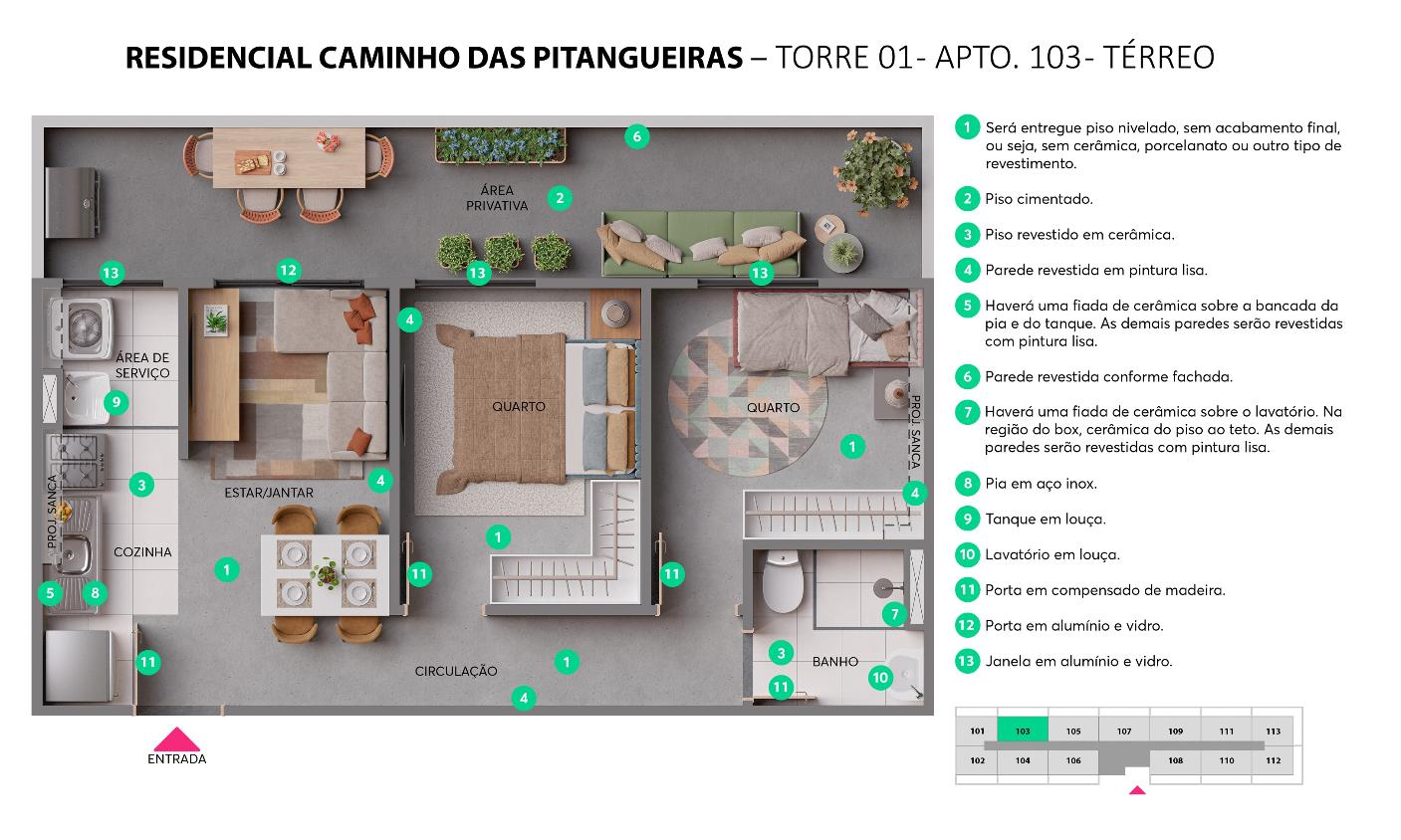 Apartamento, 2 quartos, 38 m² - Foto 16