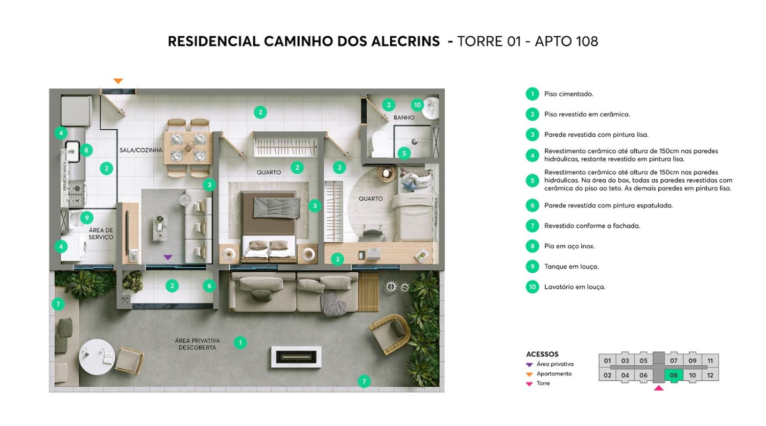 Apartamento, 2 quartos, 43 m² - Foto 18