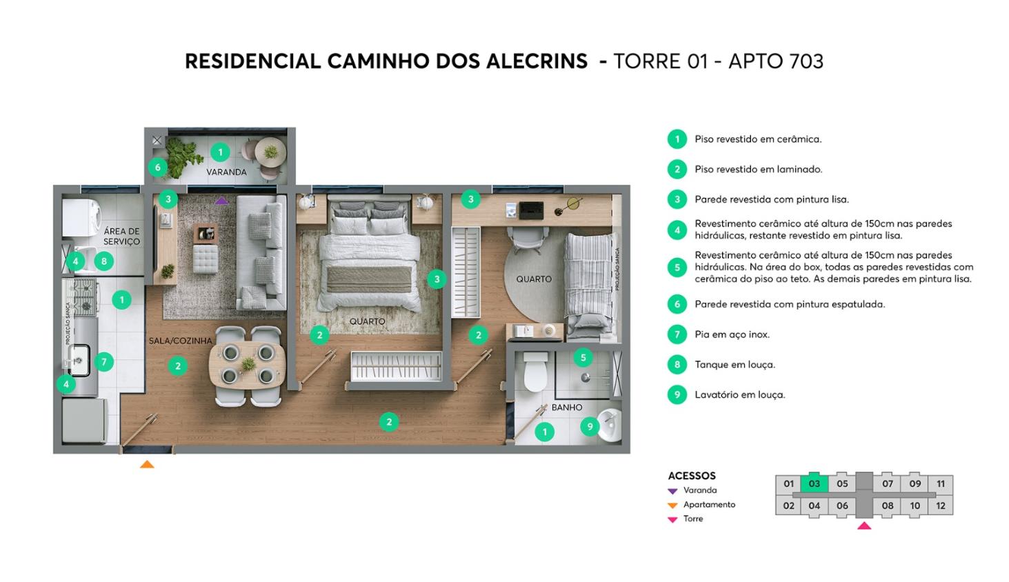 Apartamento, 2 quartos, 43 m² - Foto 20